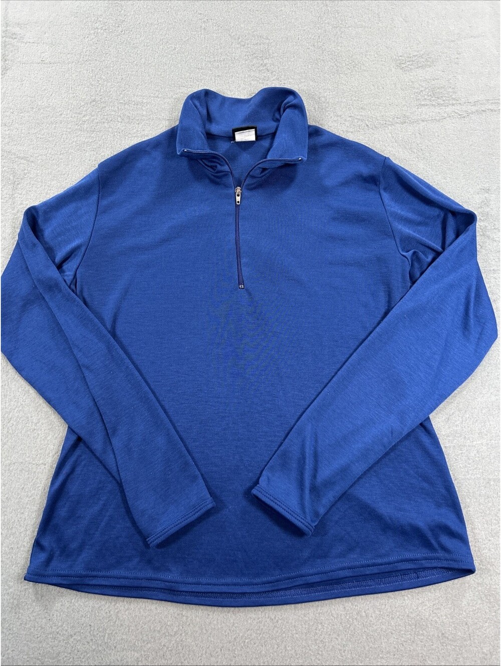 Patagonia Size S Blue Capilene Royal Navy Half Zip Top Long Sleeve Outdoor